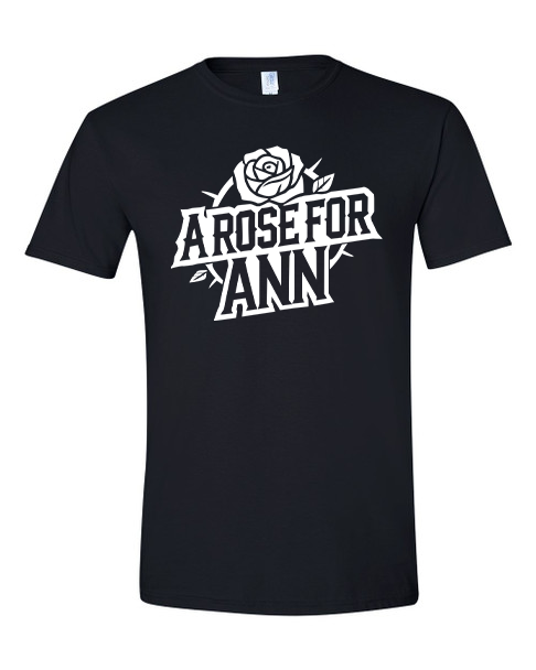 A Rose for Ann Signature Black T-Shirt